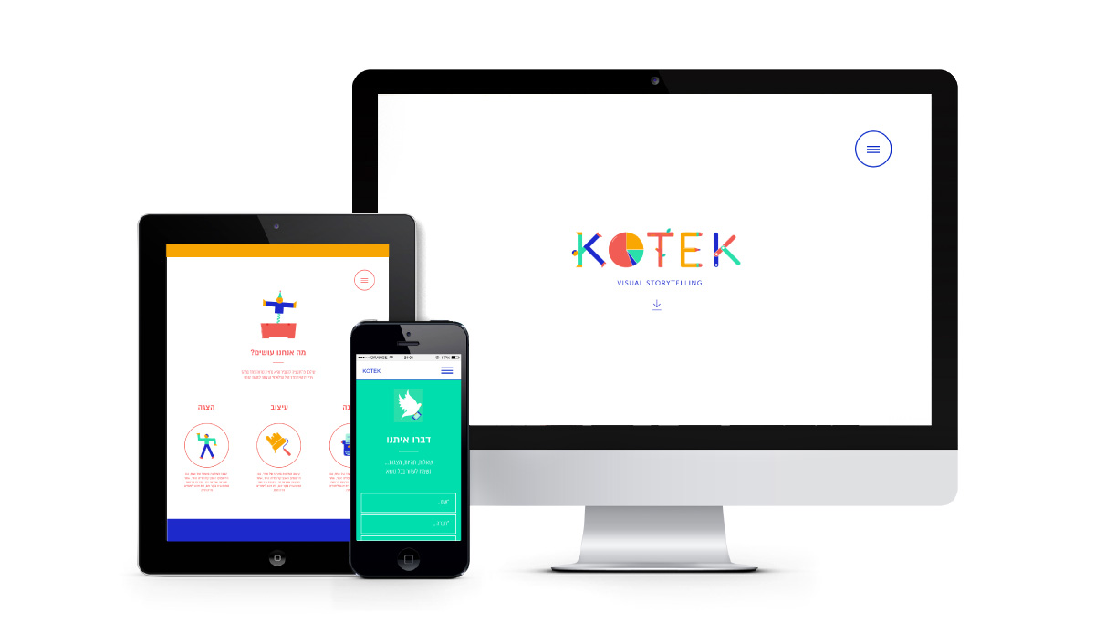 koter responsive website by Avitalster