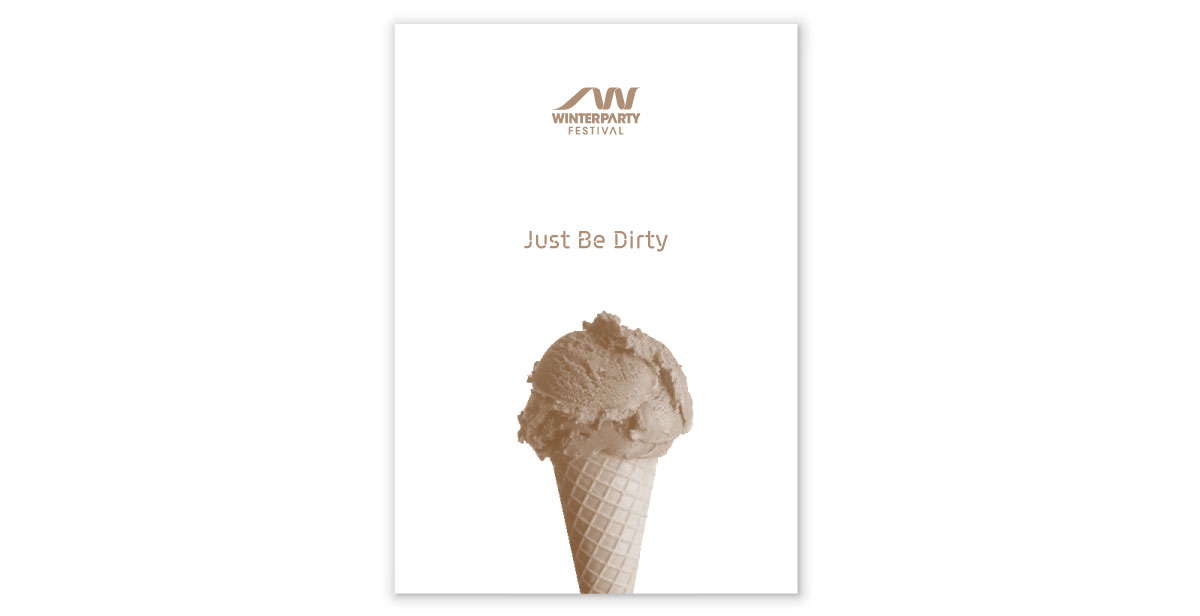 wpf 2015 branding direction 2 be dirty poster